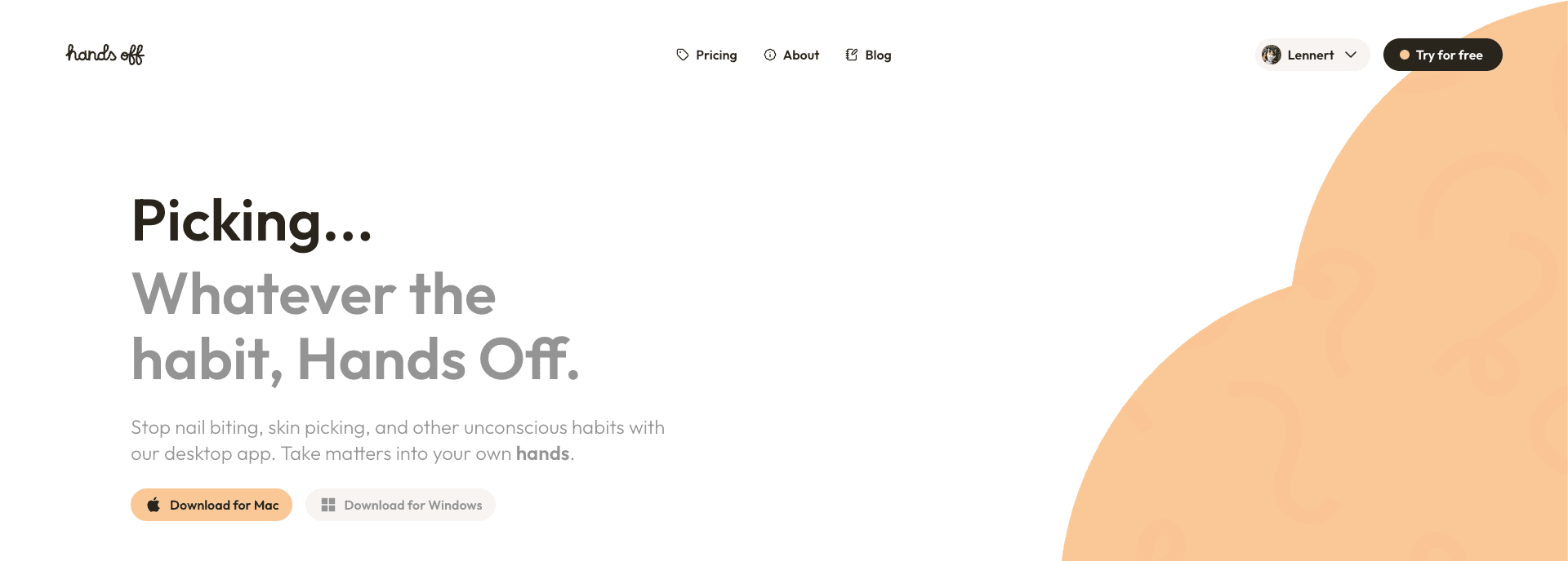 Hands Off screenshot