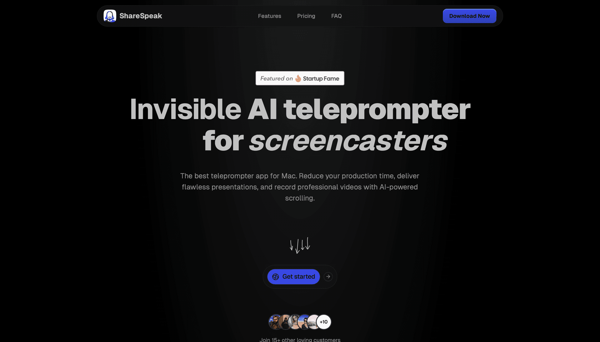 ShareSpeak screenshot