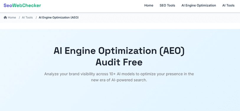 SeoWebChecker screenshot