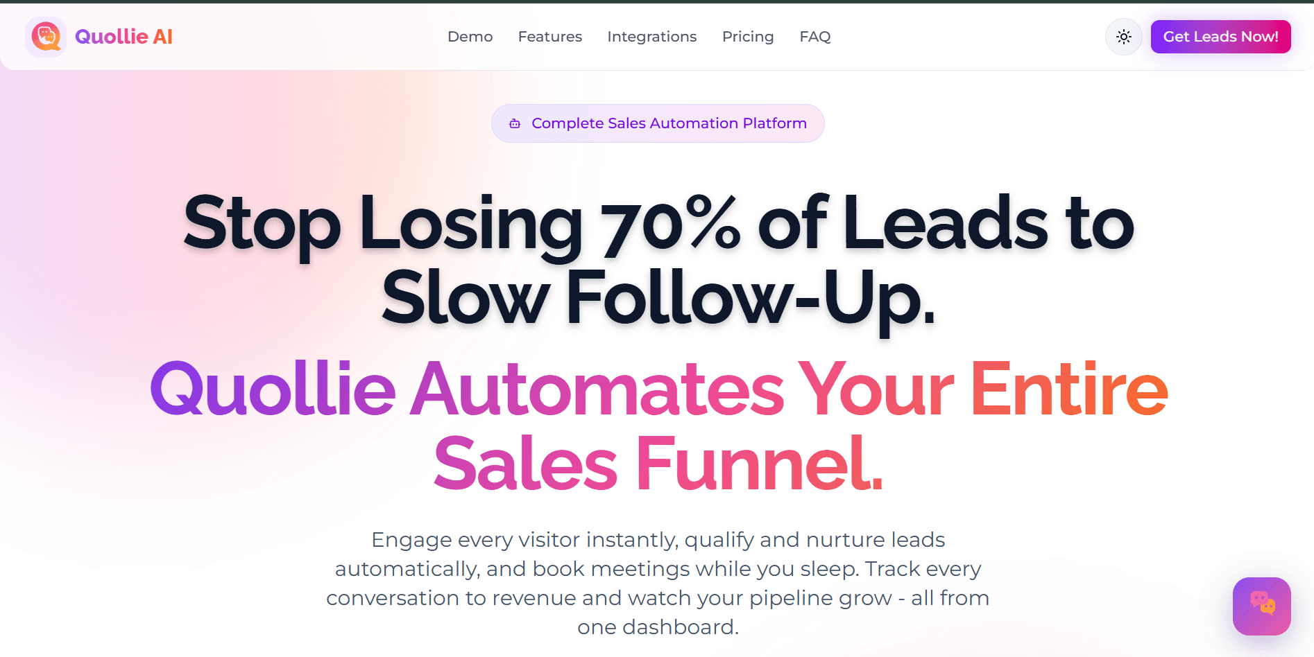 Quollie AI screenshot