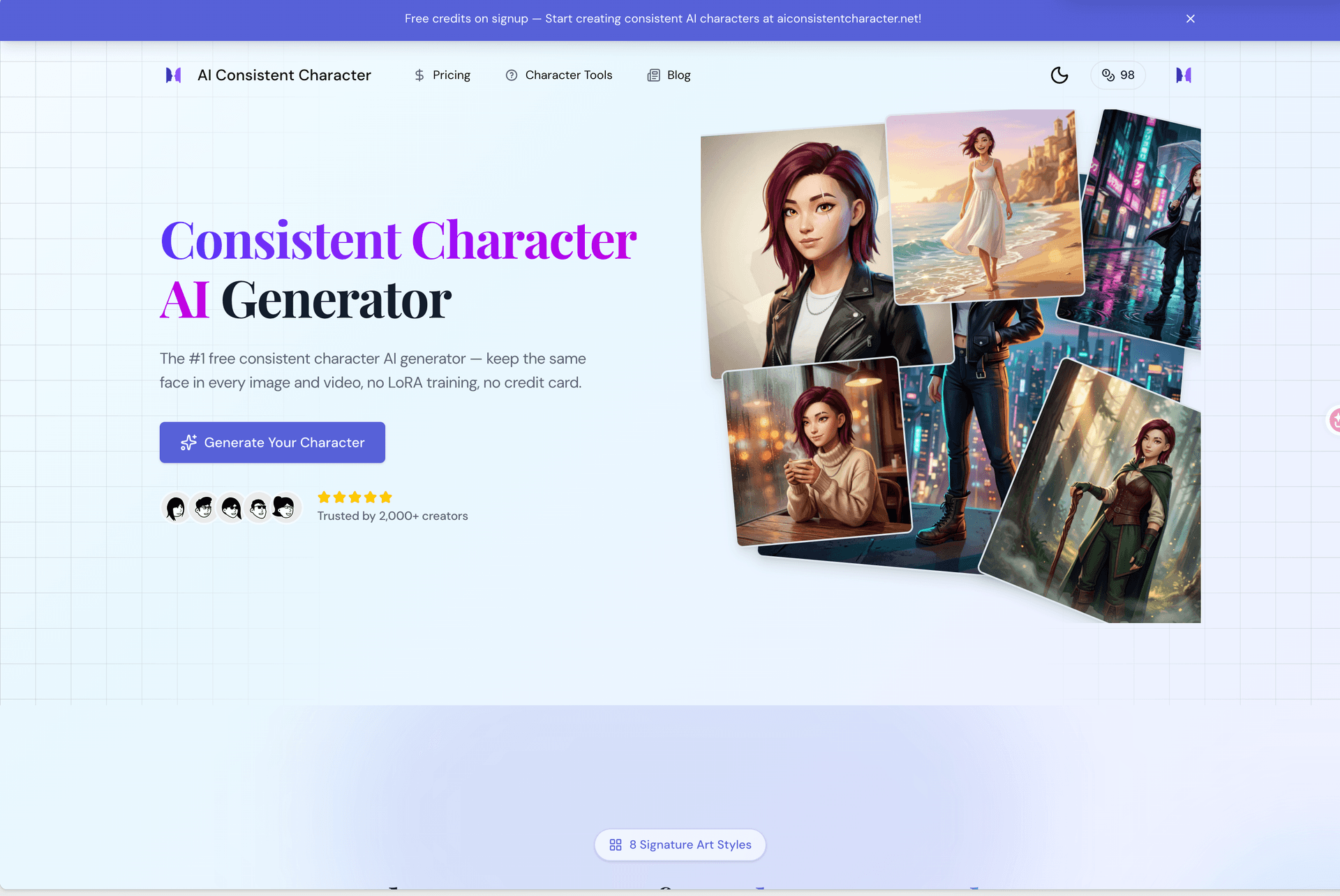 AI Consistent Character screenshot