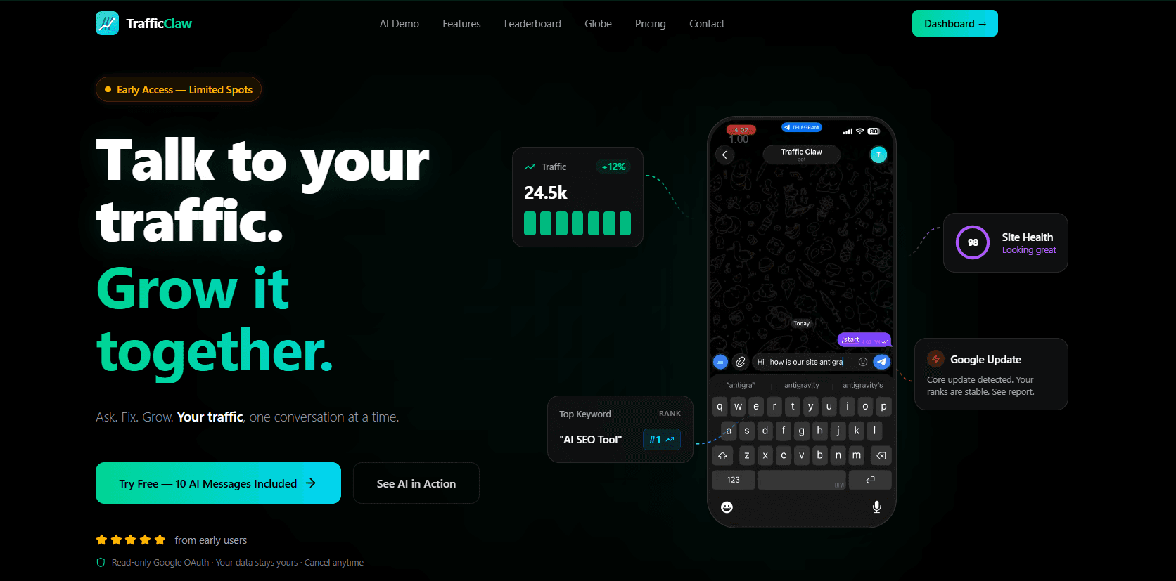 TrafficClaw screenshot