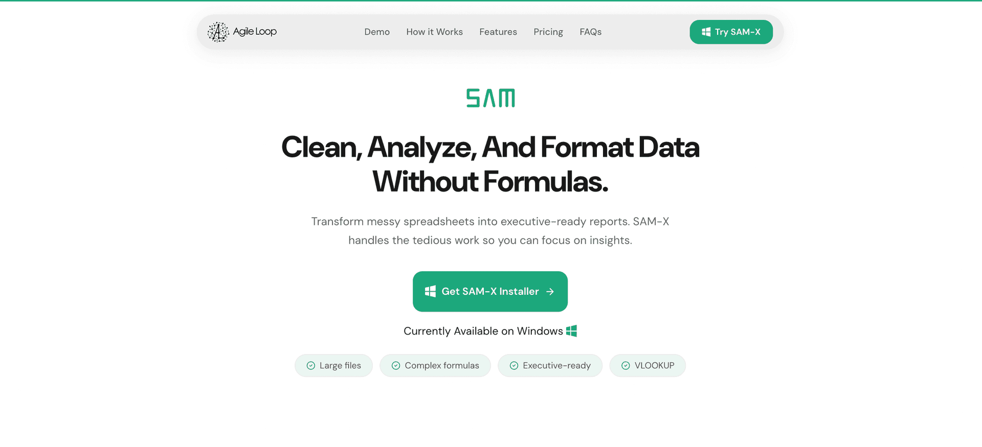 SAM-X screenshot