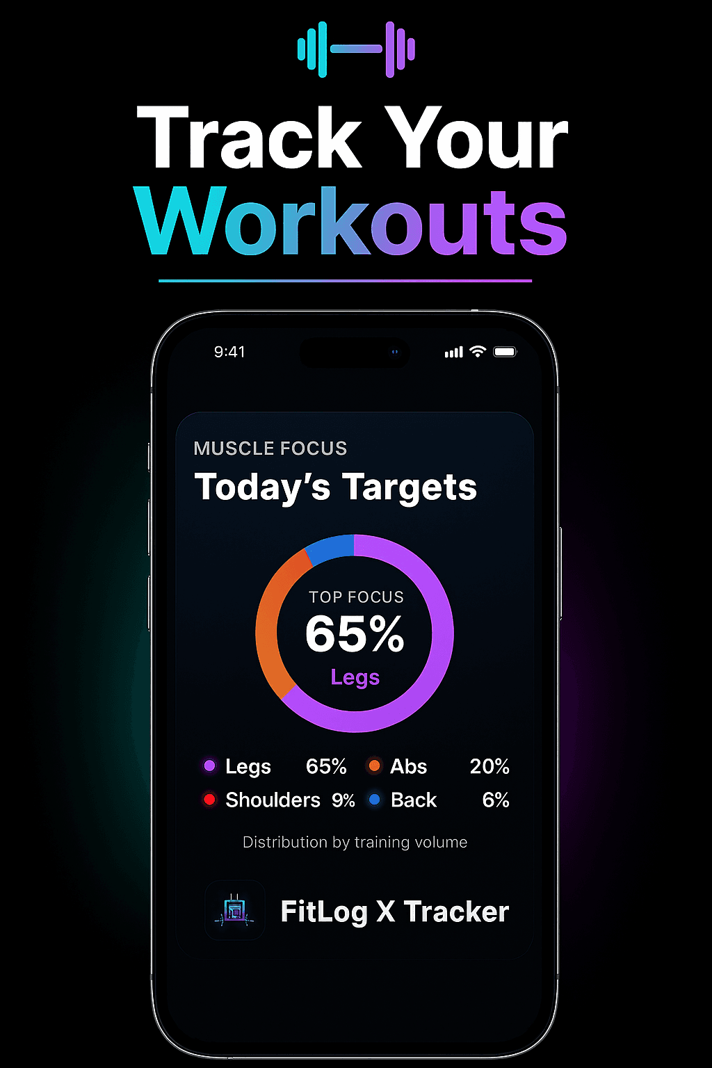 FitLog X Tracker screenshot