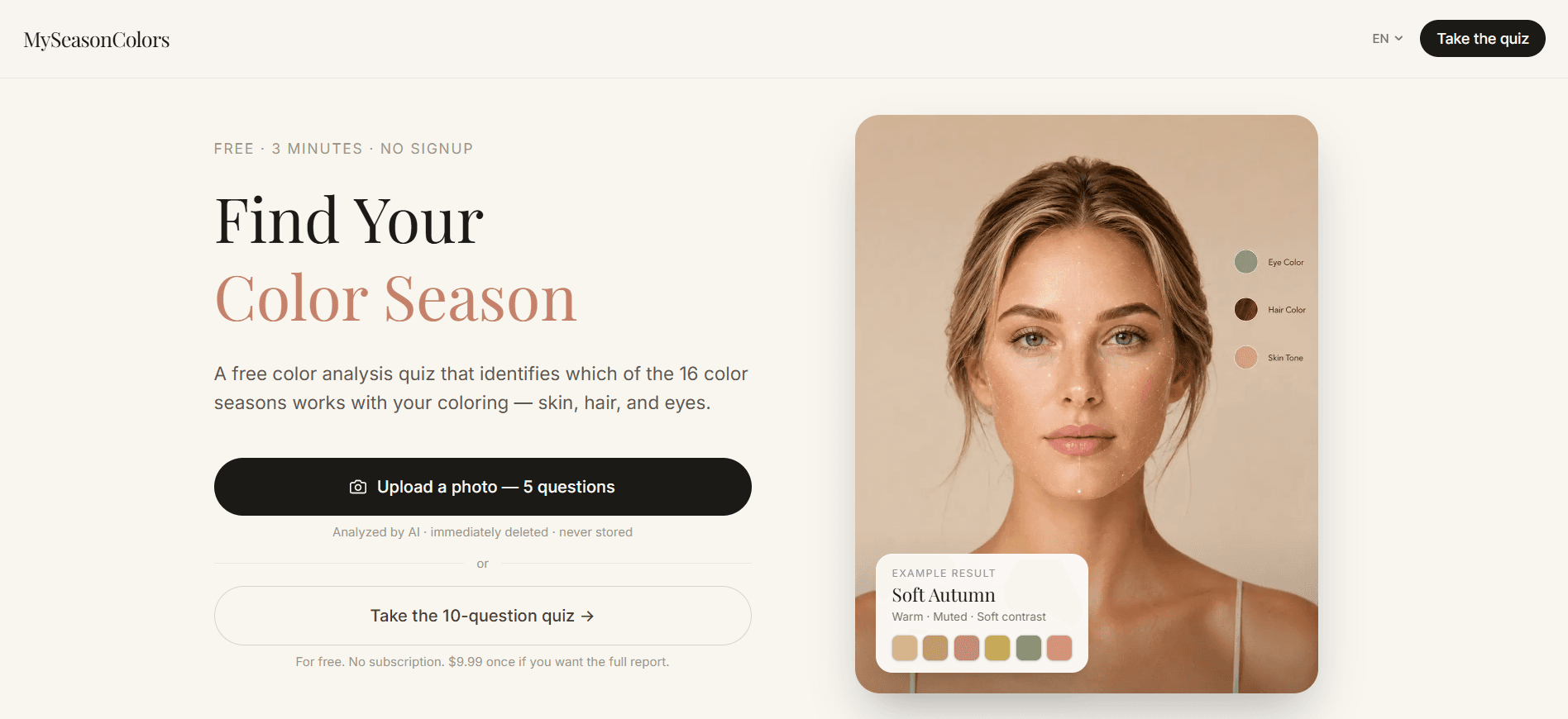 MySeasonColors screenshot