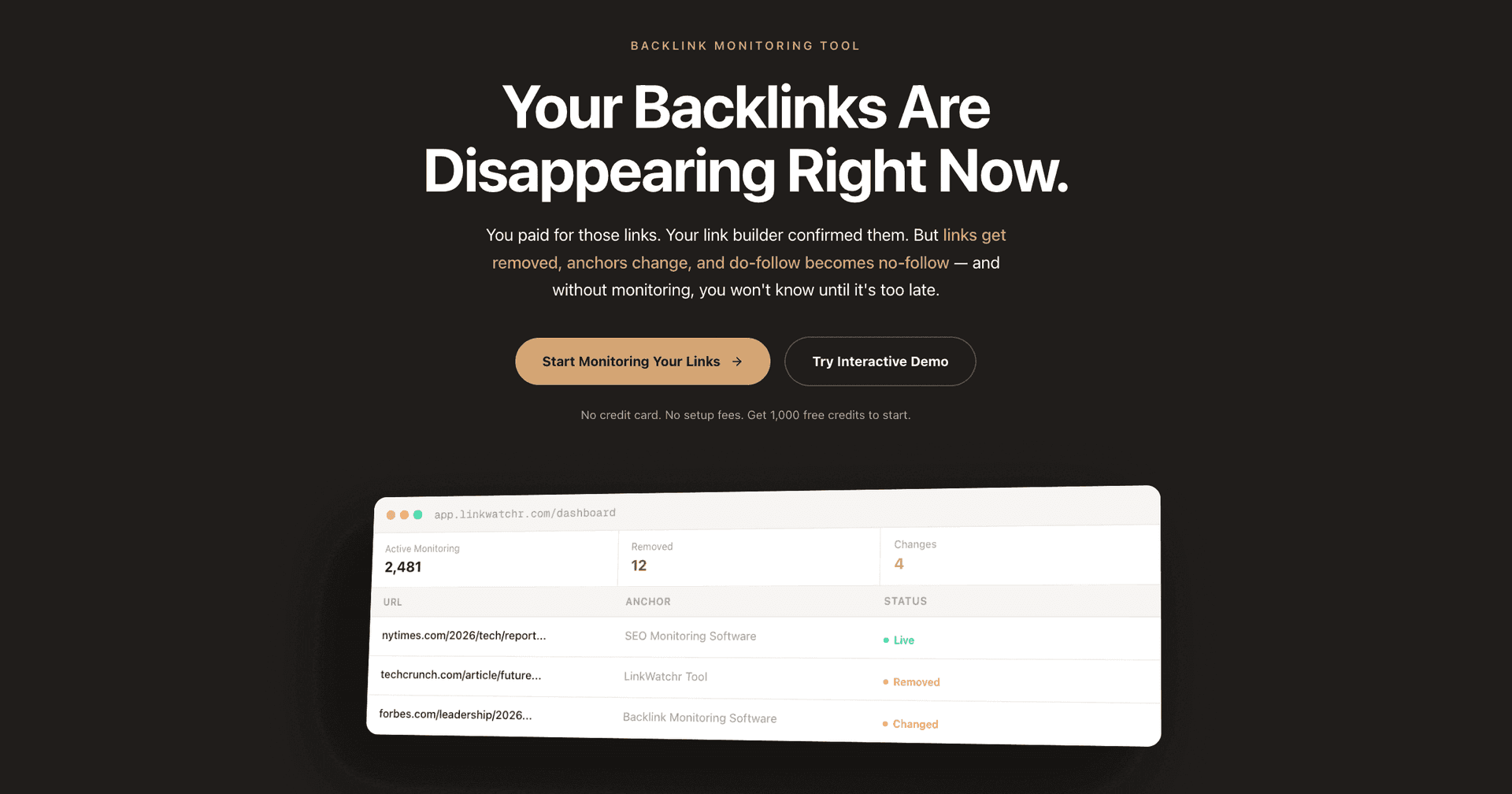 LinkWatchr screenshot