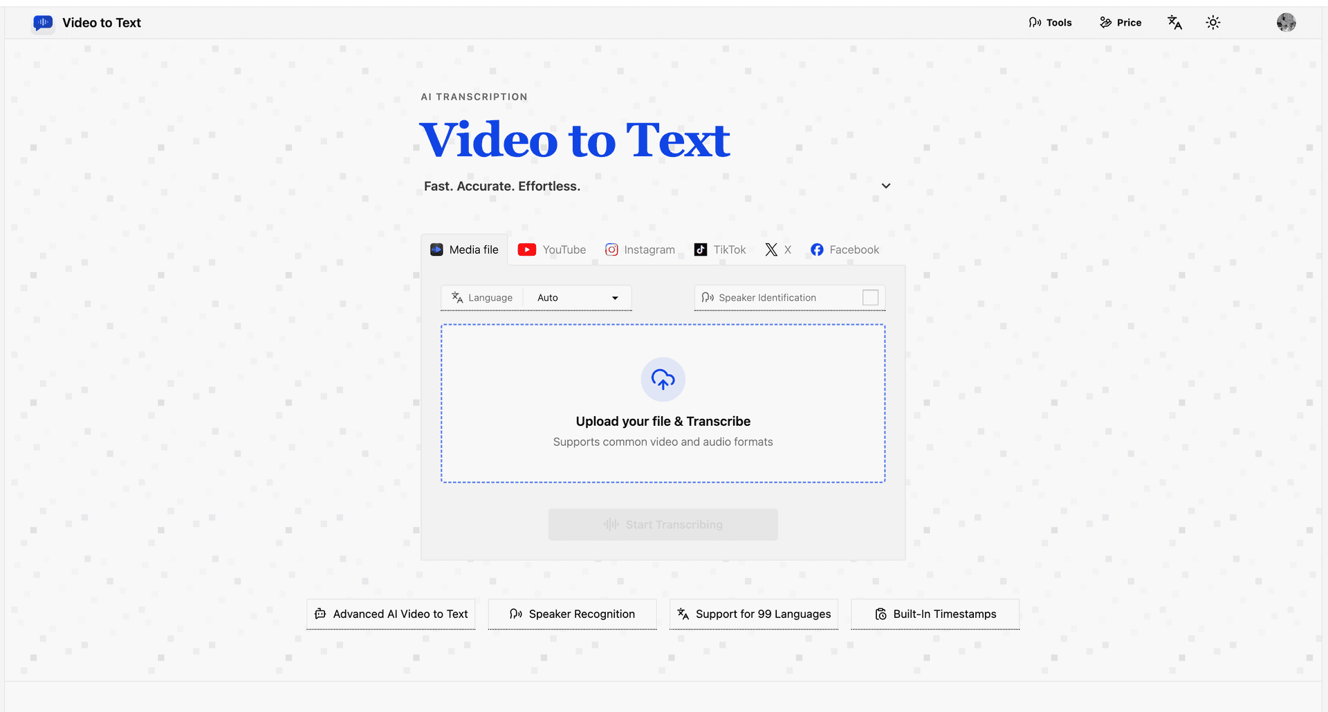 Video to Text screenshot